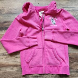 Hollister Bright Pink Zip-Up Hoodie